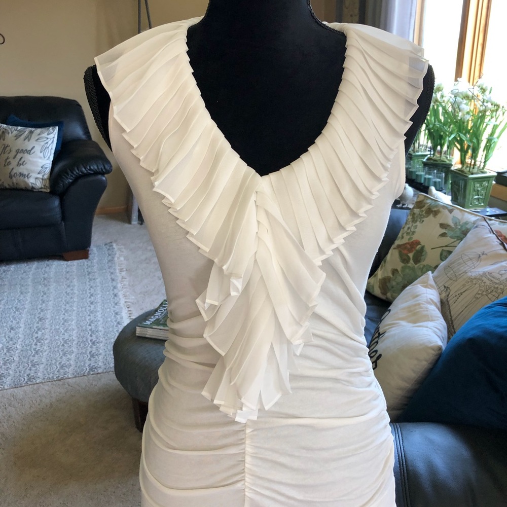 CAbi Top Cream Style 338  Indulge Size XS